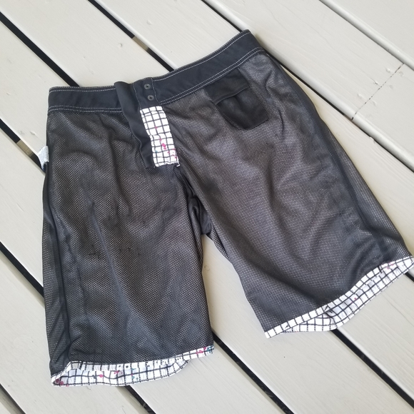 S mens splatter swimsuit w zipper pocket - Picture 13 of 15